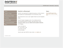 Tablet Screenshot of digitexx-uni.de